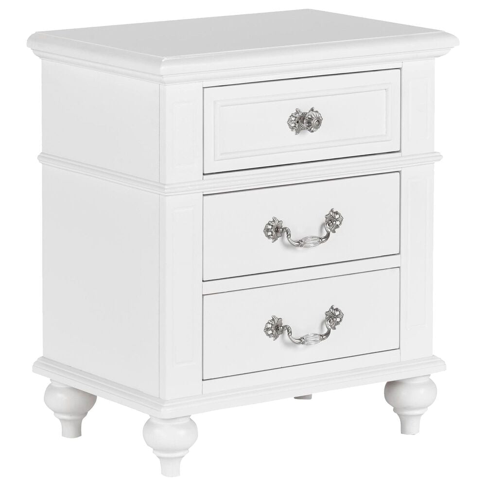 Mayberry Hill Alana 5-Piece Full Bedroom Set in White Lacquer, , large