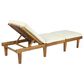 Hearth and Haven Ariana Outdoor Wood Chaise Lounge with Cushions in Teak, , large