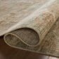 Loloi Heritage 10" x 14" Aqua and Terracotta Area Rug, , large