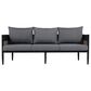 Safavieh Harrison 3-Seater Outdoor Sofa in Grey, , large
