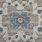 Feizy Dartmouth 39QLF 7"9" x 10" Gray and Multicolor Area Rug, , large