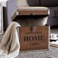Baxton Studio Violetta Storage Trunk Ottoman in Light Brown, , large