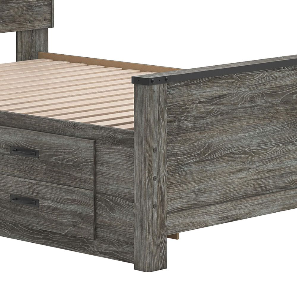 Ashley Frandern Full Bookcase Bed with Storage in Warm Gray, , large