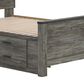 Ashley Frandern Full Bookcase Bed with Storage in Warm Gray, , large