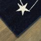 Balta Rugs Planet Border 3"11" x 5"7" Navy Blue Kids Area Rug, , large