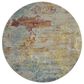 Nourison Celestial CES02 7"10" Round Sealife Area Rug, , large