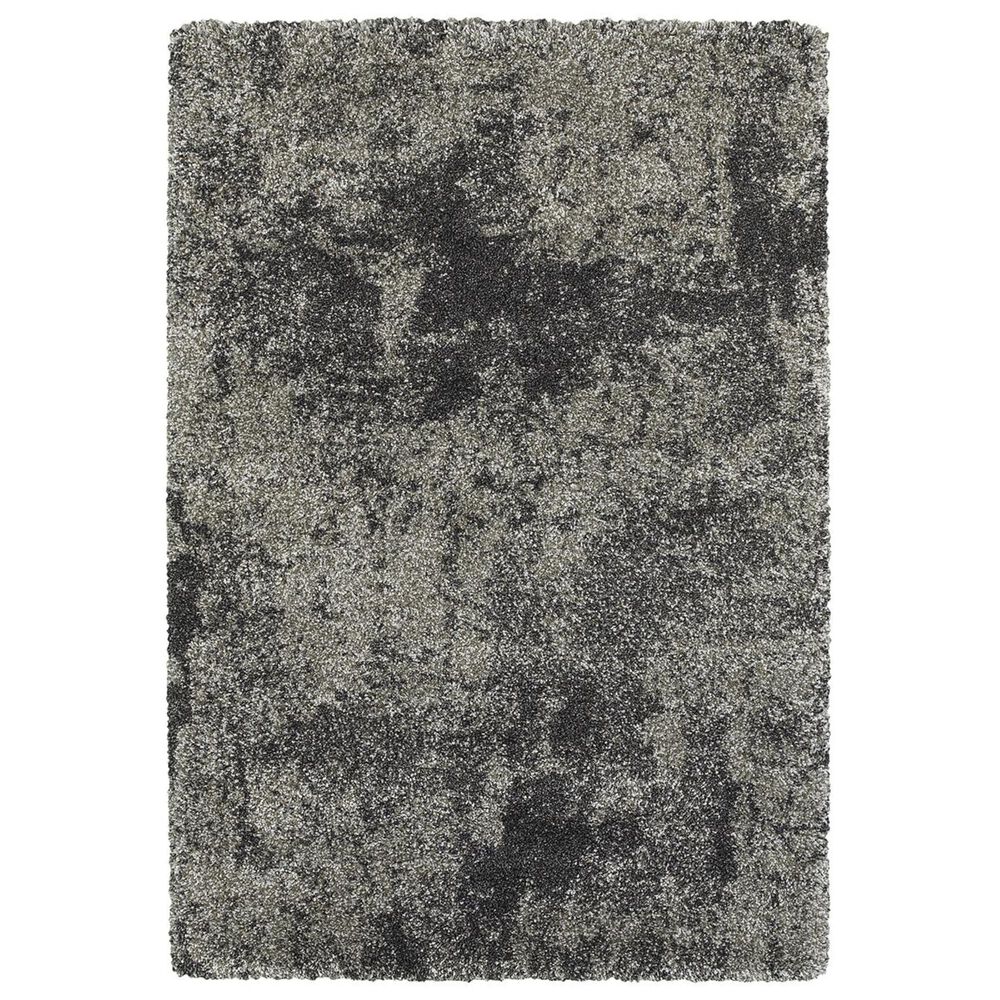 Oriental Weavers Henderson 5503Z 9"10" x 12"10" Grey and Charcoal Area Rug, , large