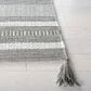Safavieh Montauk MTK214F 8" x 10" Grey and Ivory Area Rug, , large