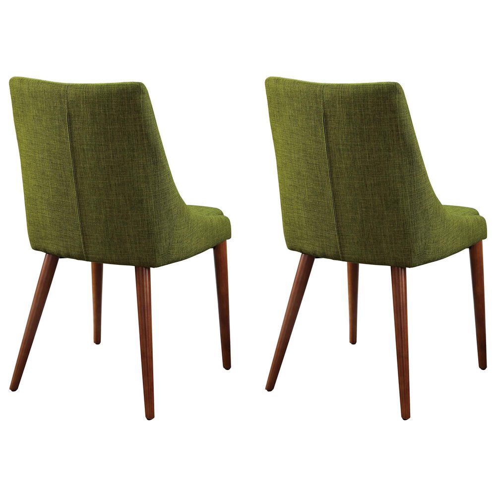 Valor Living Palmer Side Chair with Green Cushion (Set of 2), , large