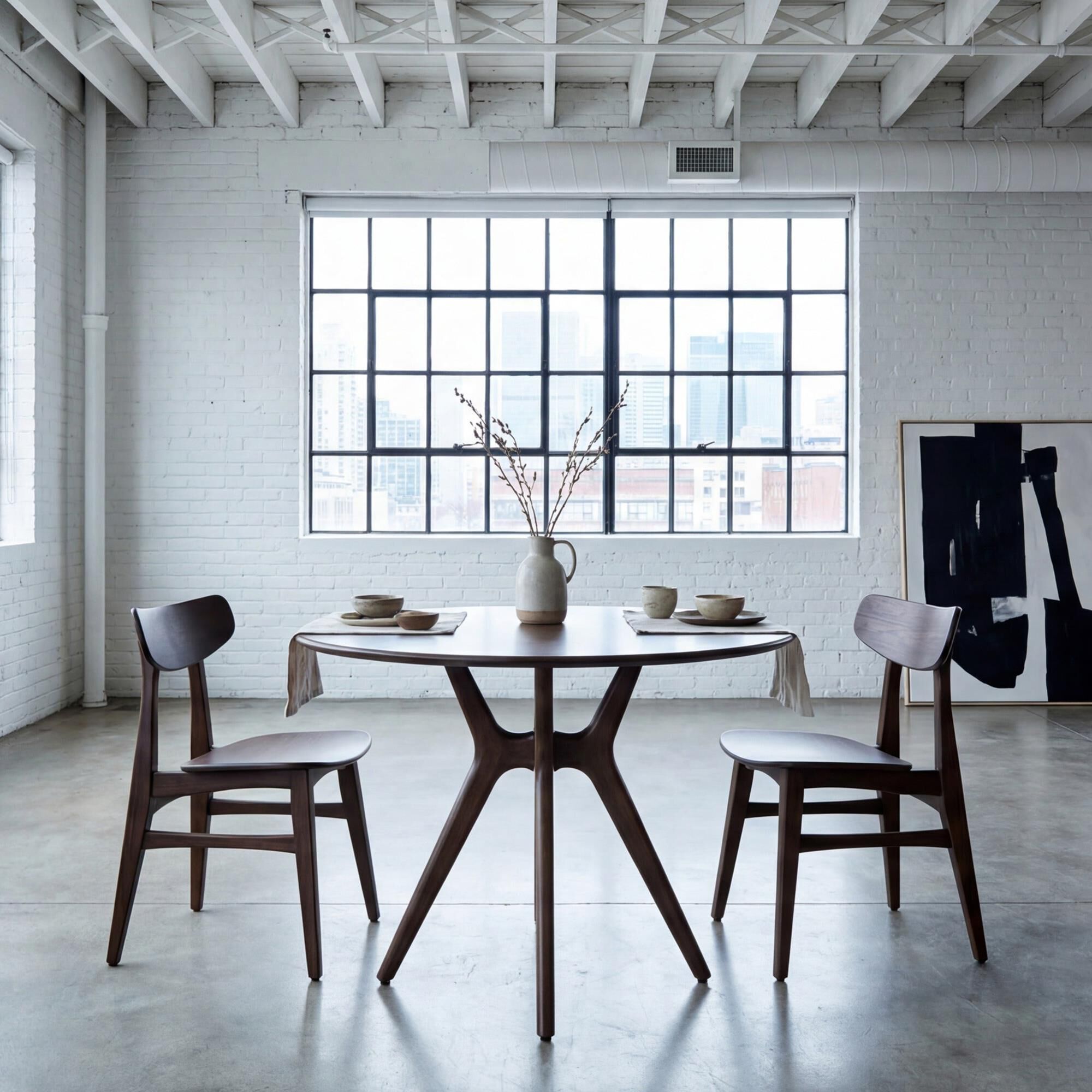 Greenington Furniture Sitka Dining Table in Black Walnut -Table Only