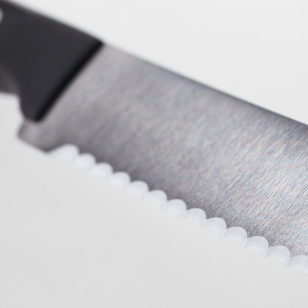 Wusthof Gourmet 8&quot; Bread Knife in Stainless Steel and Black, , large