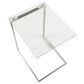 Lumisource Zenn End Table in Stainless Steel and Clear, , large