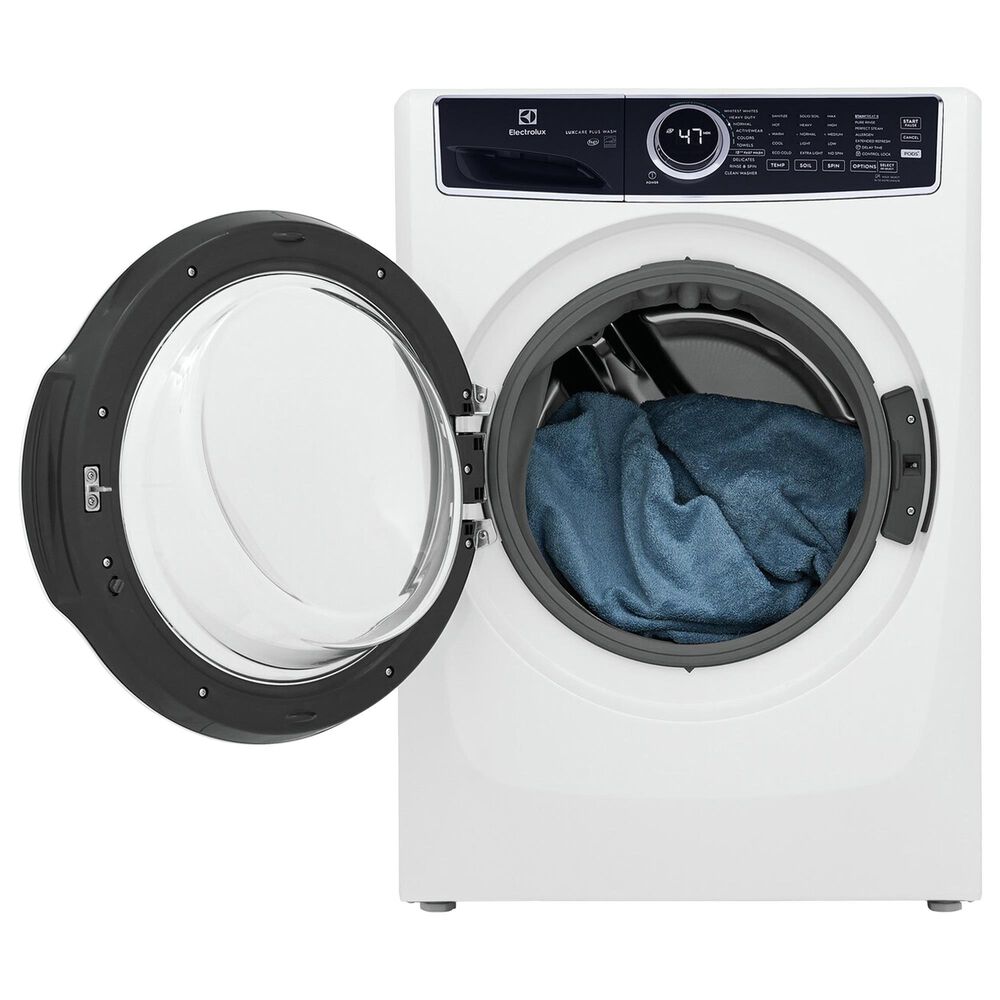 Electrolux 4.5 Cu. Ft. Front Load Washer and 8 Cu. Ft. Gas Dryer Laundry Pair in White, , large