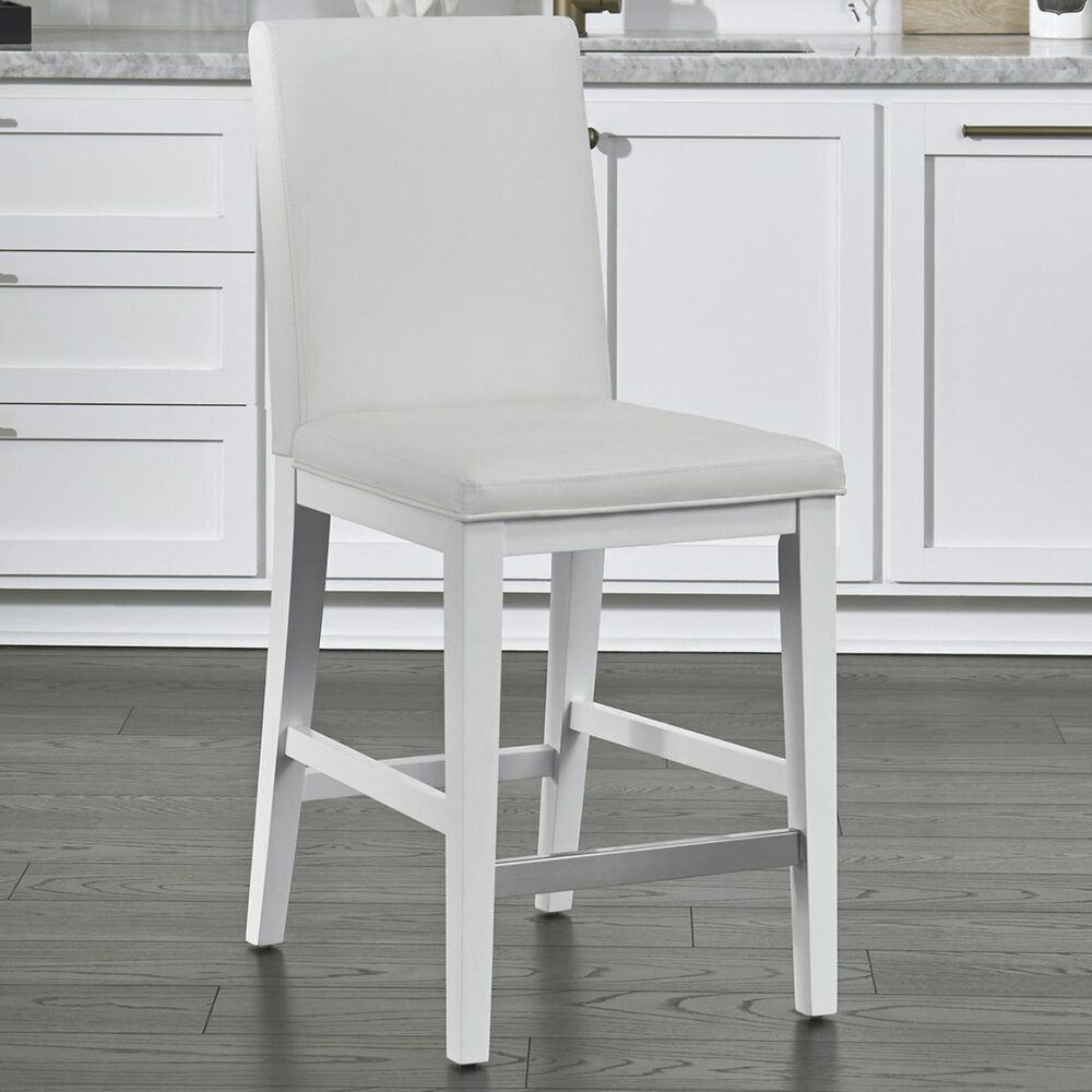 Homestyles Linear Counter Stool in White, , large