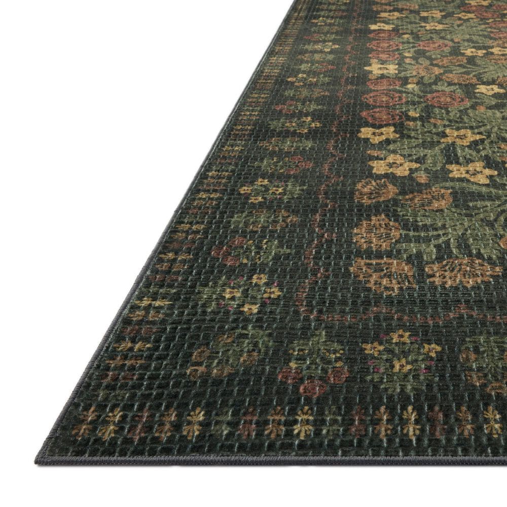 Rifle Paper Co. x Loloi Orchard Forest and Multicolor 2'6" x 11'6" Runner, , large