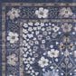 Rifle Paper Co. Palais PAL-02 7"6" x 9"6" Navy Area Rug, , large