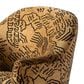 Four Hands Aurora Swivel Chair in Balkan Ochre, , large