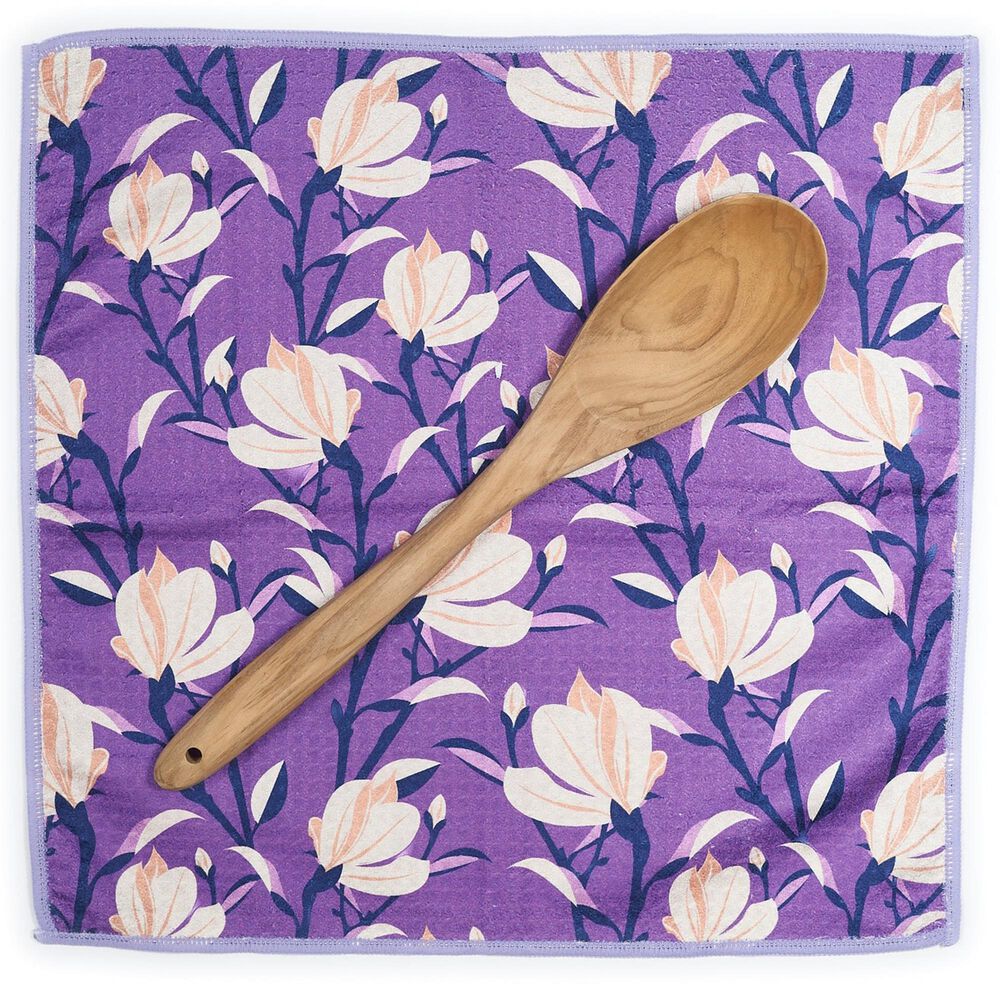 Once Again Home Magnolia Reversible Mighty Mini Towel in Violet and Navy &#40;Set of 3&#41;, , large