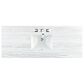 James Martin Vanities Brittany 60" Single Bathroom Vanity in Bright White with 3 cm Arctic Fall Solid Surface Top and Rectangular Sink, , large
