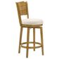 Armen Living Winsley Swivel Counter Height Stool in Putty Brown, , large