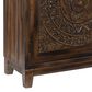 Linon Home Decor Grace Cabinet in Dark Brown, , large