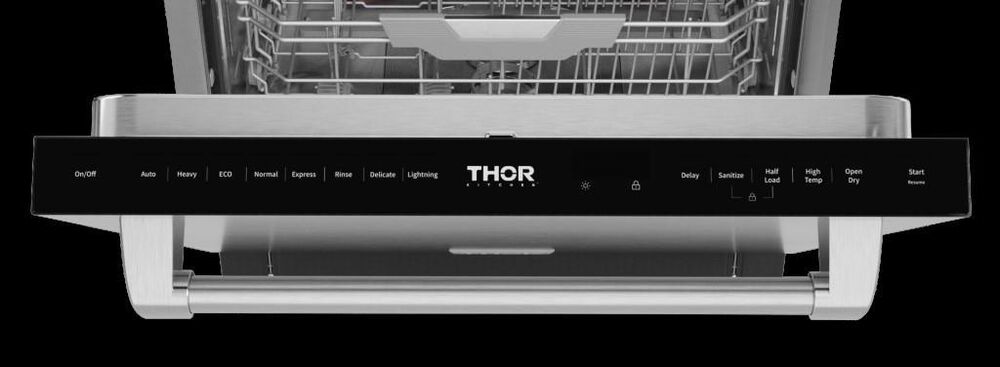 Thor Kitchen Gordon Ramsay 24&quot; Built-In Dishwasher in Stainless Steel, , large