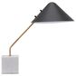 Zuo Modern Pike Table Lamp in Black and White Marble, , large