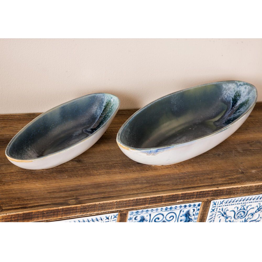 Maple and Jade Assorted Planter in Dark Green - Set of 2, , large