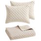 Hallmart Collectibles Hemet 3-Piece King Coverlet Set in Beige, , large