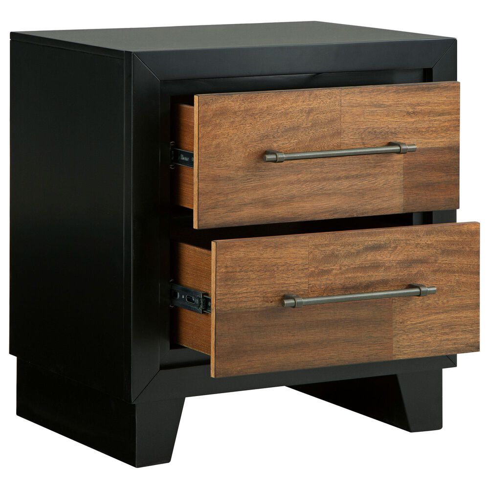 Ashley Kraeburn 4-Piece King Bedroom Set in Brown and Black, , large