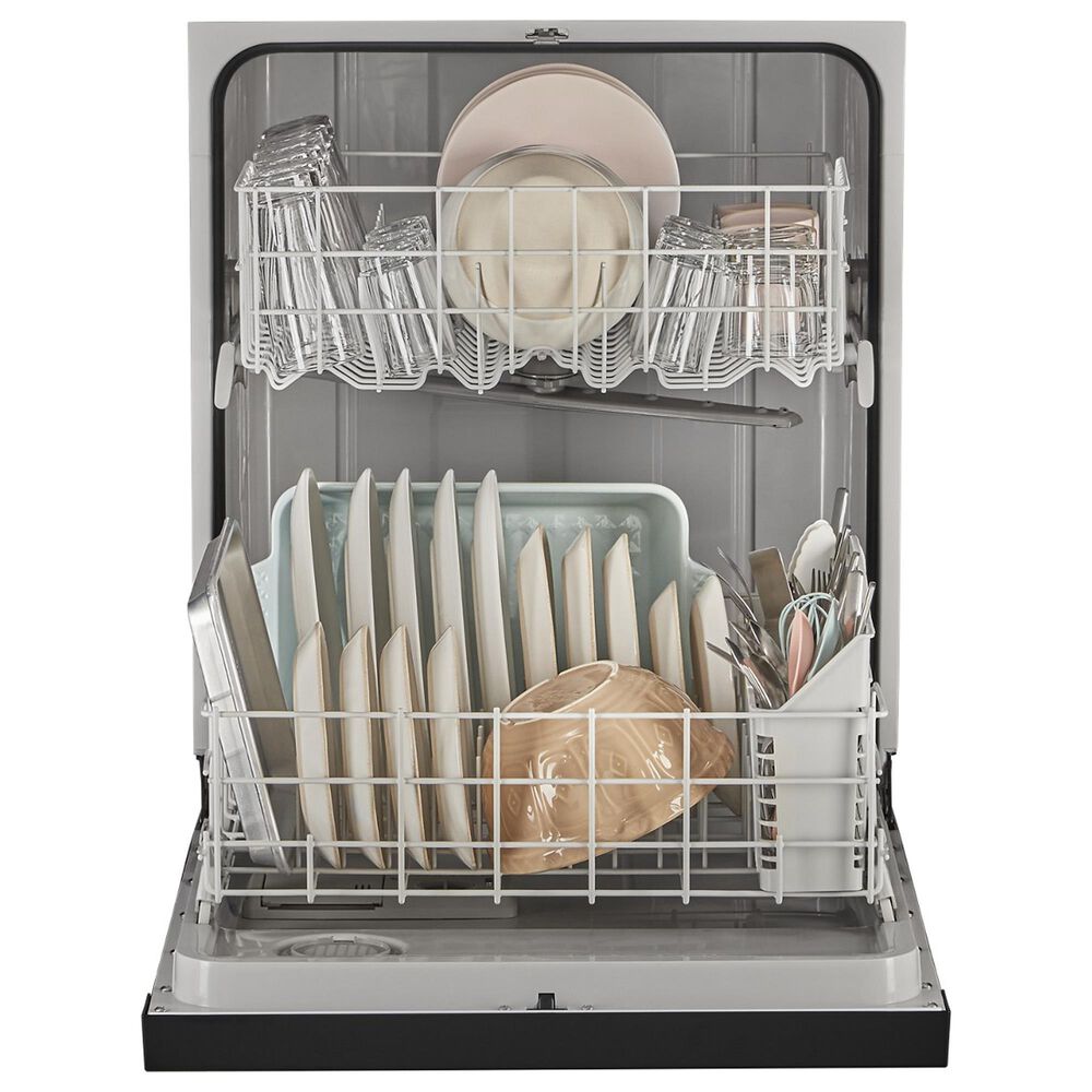Whirlpool 24&quot; Built In Dishwasher with Boost Cycle in Black, , large