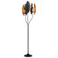 Crestview Collection Wynter Floor Lamp in Black and Gold, , large