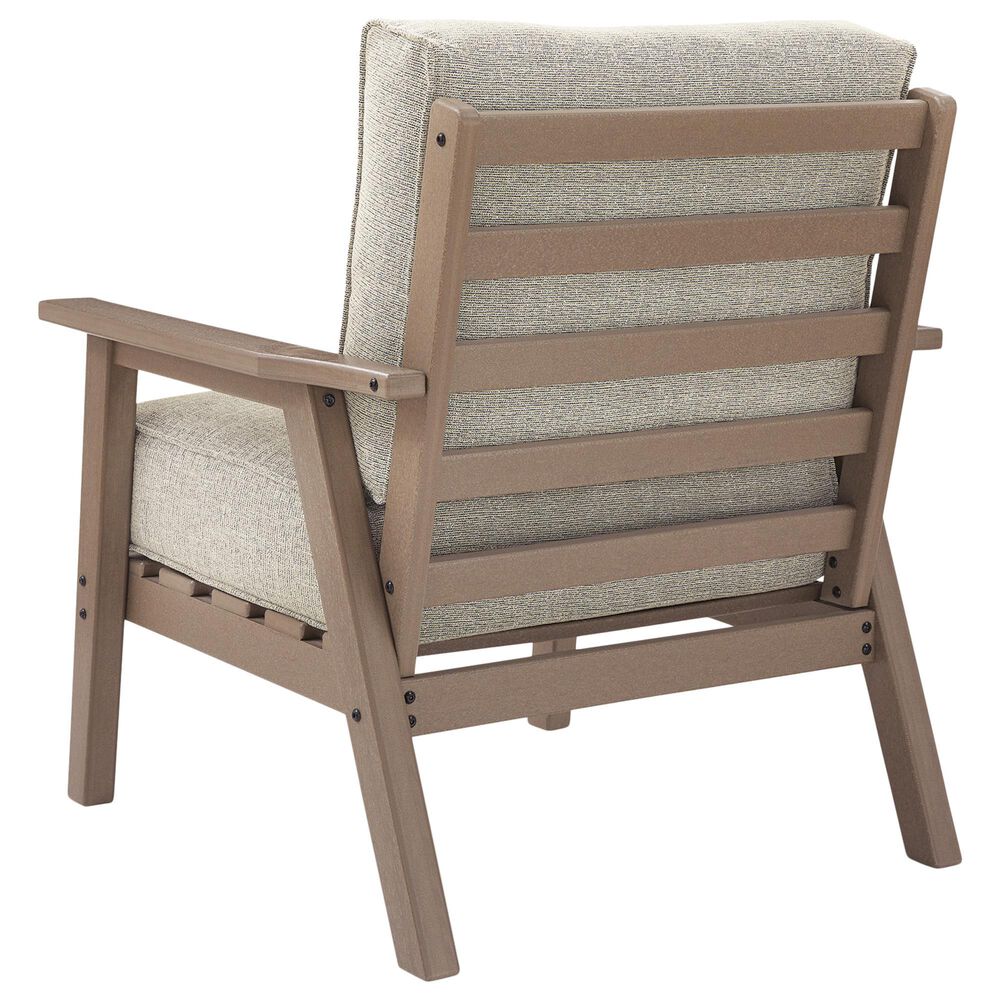Ashley Grover Beach Outdoor Lounge Chair with Cushion in Driftwood, , large