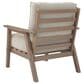Ashley Grover Beach Outdoor Lounge Chair with Cushion in Driftwood, , large
