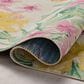 Loloi Botanical Ivory and Sunrise 10"6" x 13"9" Indoor/Outdoor Area Rug, , large