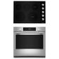 KitchenAid 2-Piece Kitchen Package with PrintShield Stainless Steel 30" Smart Electric Single Wall Oven and Black 30" Electric Cooktop, , large