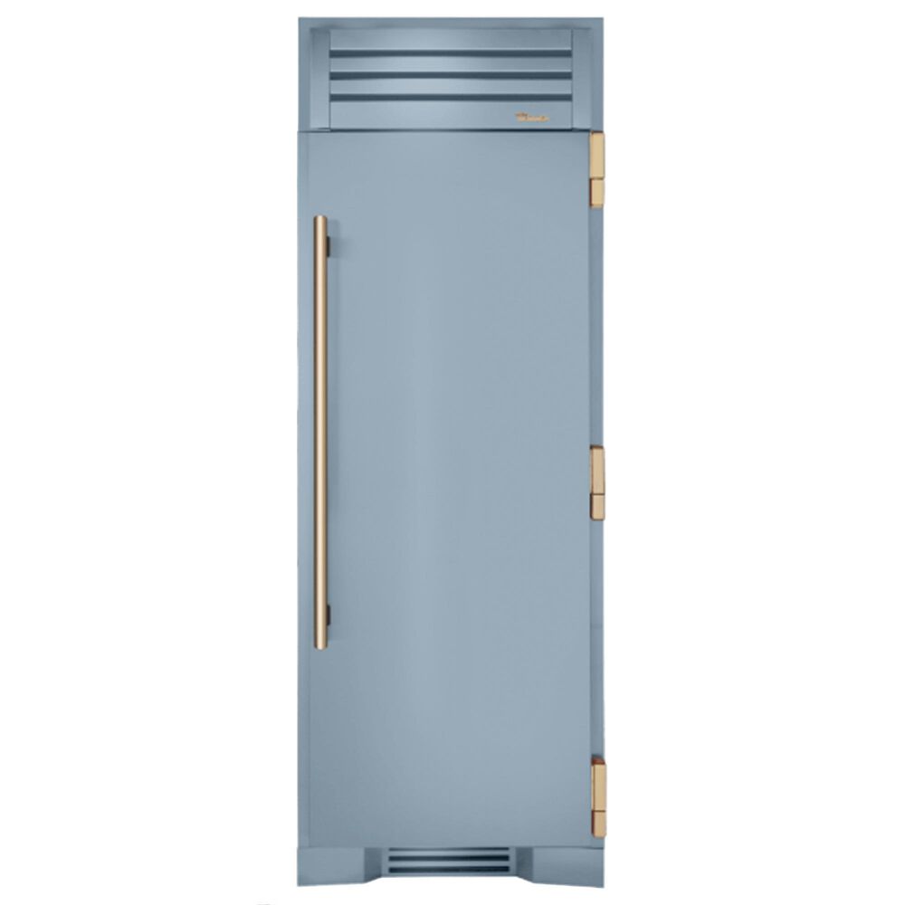 True Residential 19.7 Cu. Ft. Refrigerator Column with Right Hinge and Solid Door in Bluestone and Gold, , large