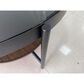 Shannon Hills Felix Round Coffee Table in Black and Walnut, , large