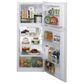 GE Appliances 11.6 Cu. Ft. Top Freezer Refrigerator in White, , large