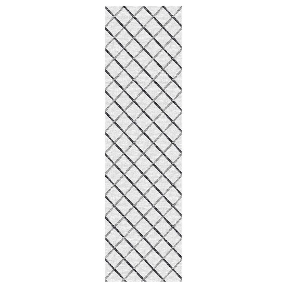 Dalyn Rug Company York 2"3" x 7"6" Gray Indoor/Outdoor Runner, , large