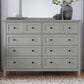 Urban Home Grace 8-Drawer Dresser in Elephant Grey, , large