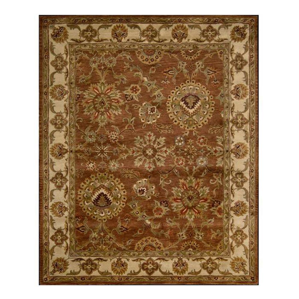 Nourison Jaipur JA13 8"3" x 11"6" Rust Area Rug, , large