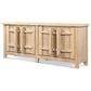 Jennifer Taylor Home Rowan 91" 4-Door Sideboard in Heritage Light Natural Brown, , large