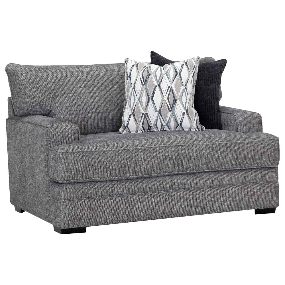 Moore Furniture Juno Chair and a Half in Crosby Denim, , large