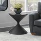 Uttermost Time"s Up Side Table in Matte Black, , large