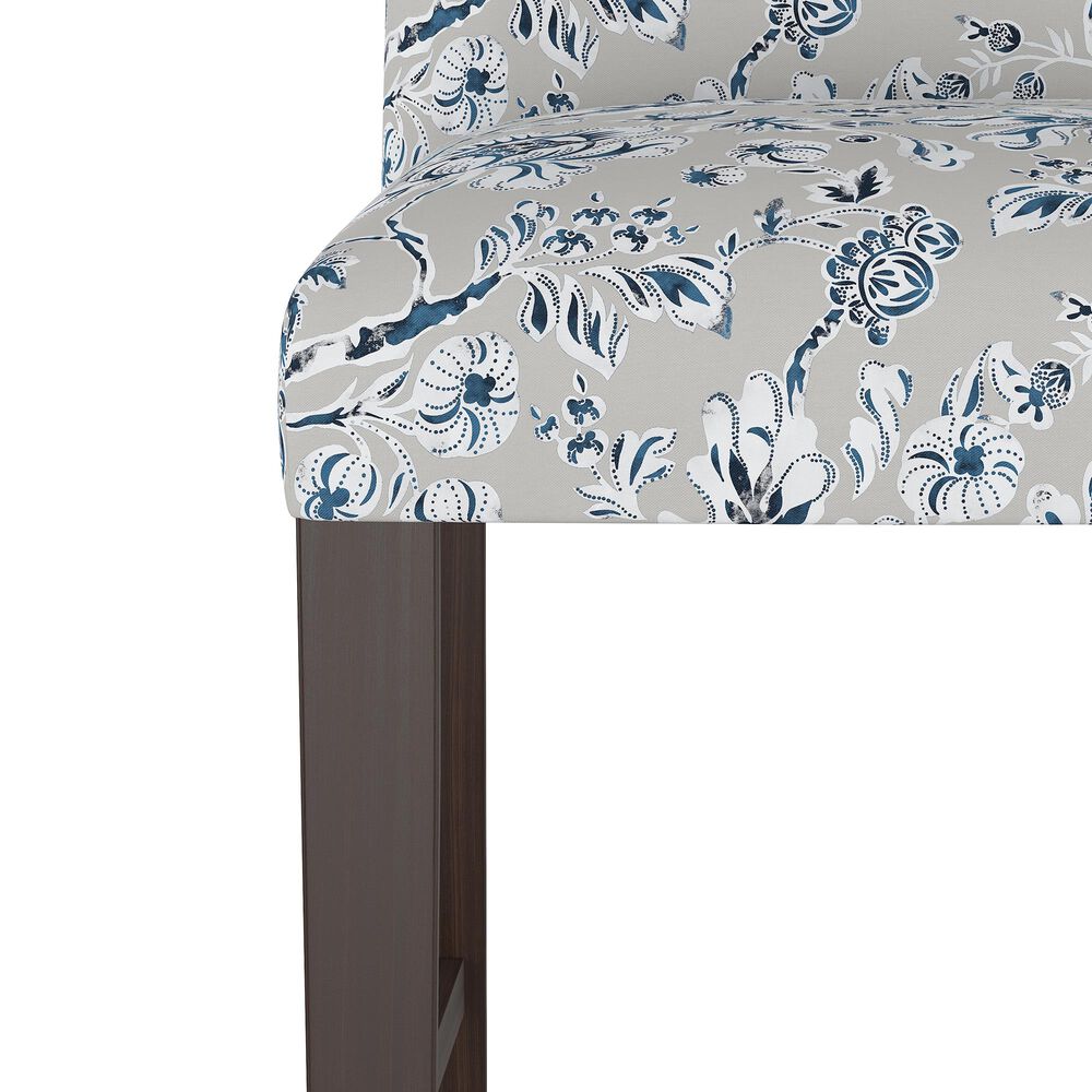 Skyline Furniture Counter Stool in Indian Blockprint Grey, , large