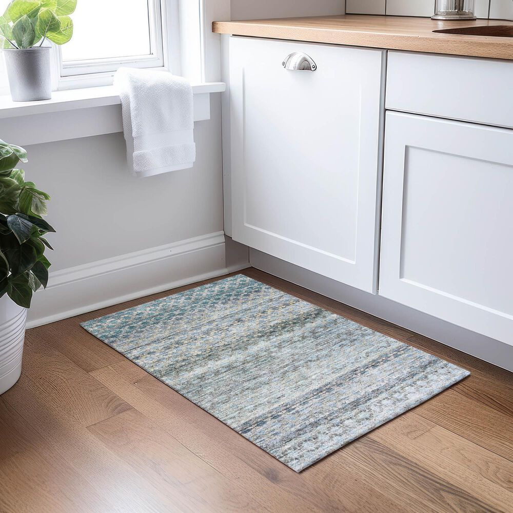 Dalyn Rug Company Burano BU6 2&#39;6&quot; x 3&#39;10&quot; Blue Indoor/Outdoor Area Rug, , large