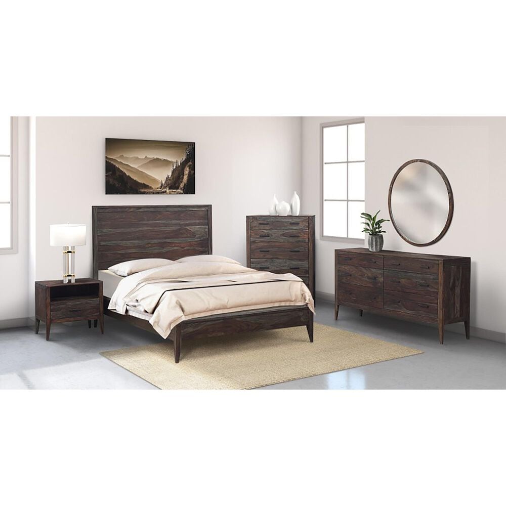 Porter Design Fall River Queen Bed in Brown and Gray, , large