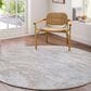 Surya Brunswick Cream, Taupe, Tan, Light Slate, Blue and Gray 7"10" Round Area Rug, , large