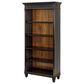 Wycliff Bay Hartford 3-Piece Writing Desk with Bookcase and Lateral File Set in Black, , large